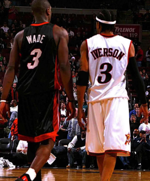 都在巔峰期，韋德能打爆艾佛森嗎？看看2項資料對比，懸殊比較大