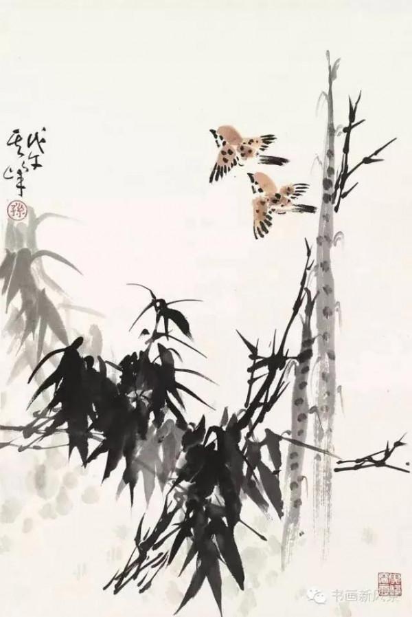 王雪濤、關山月、孫其鋒筆下的麻雀各有神韻