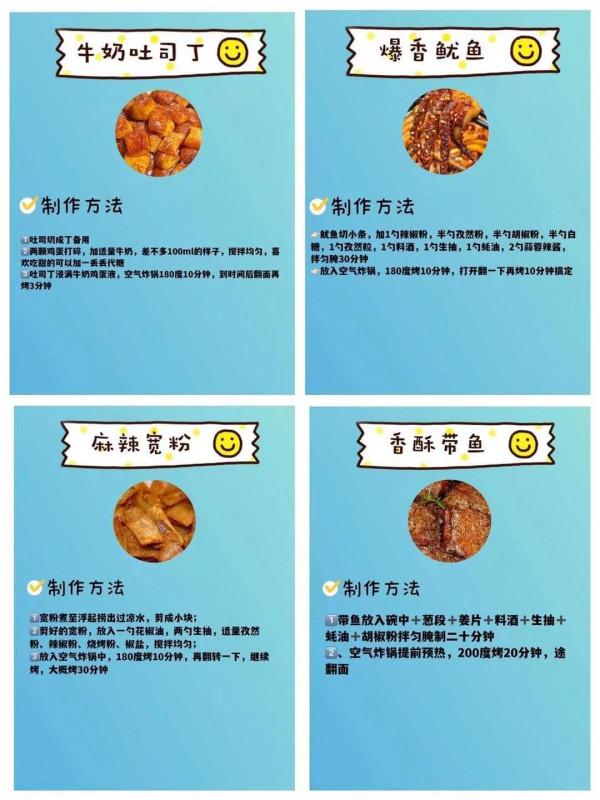 空氣炸鍋美食合集，跟著做就對了