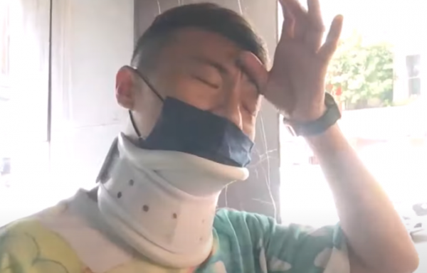 住酒店慘被空調板砸頭！男星黃大衛受傷送醫，商家卻只肯賠115元