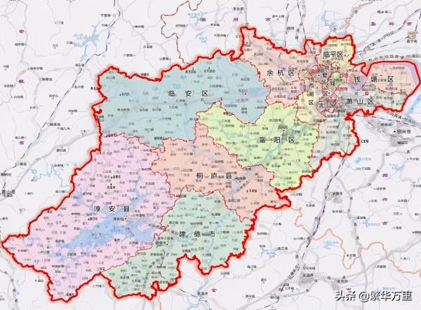 浙江省的區劃調整，11個地級市之一，杭州市為何有13個區縣？