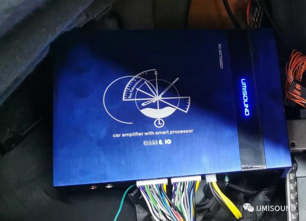 奧迪Q5L音響升級改裝優美聲8.10豪車專用智慧音訊處理器功放