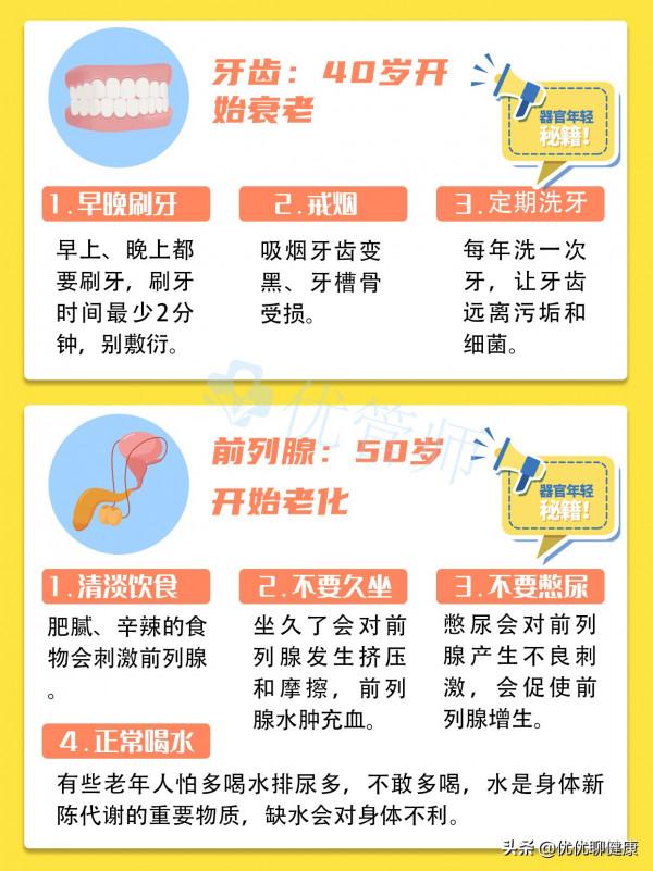 要想長壽，器官得持久！揭秘延長10大器官壽命的方法，簡單易學