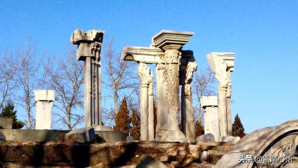 北京：圓明園遺址公園一一殘垣斷壁