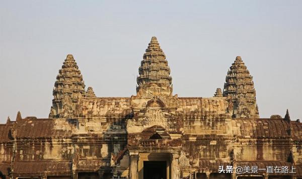 意象裡的吳哥4—吳哥窟，傍晚遠去的血色背影