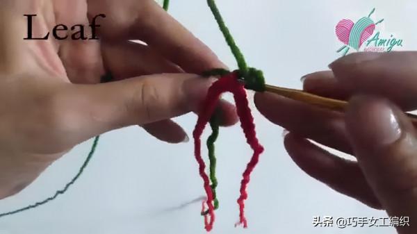 用零線就把蔬菜水果鉤得如此逼真，比新鮮的還要美