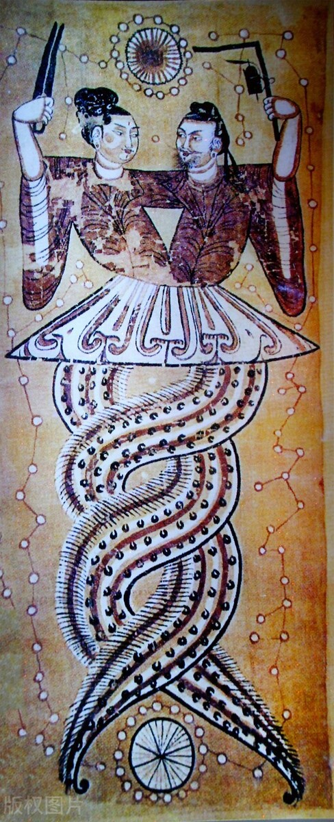 李姓來源之一：伏羲女媧兄妹成婚後，子孫到李樹下定居，以李為姓