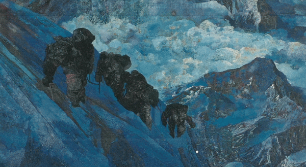 時代需要攀登者，更需要攀登精神！|《美術經典中的黨史》邀您走近油畫《征服珠峰》……