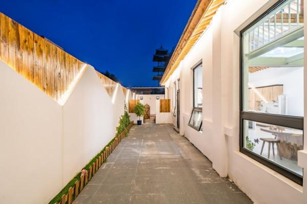 北京萬科石京龍滑雪場-充滿私密性的獨立庭院-極強的氛圍感