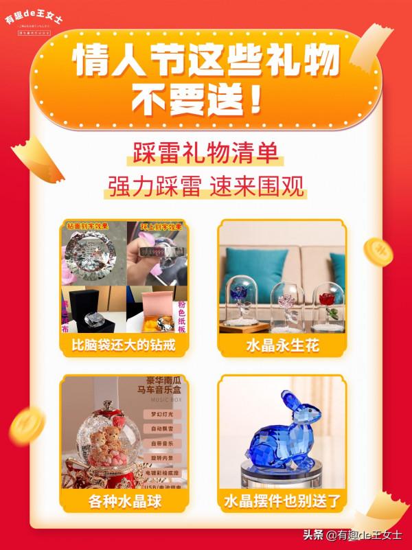 情人節禮物送啥可以討女朋友歡心？