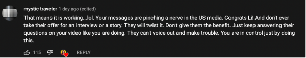 《紐約時報》攻擊CGTN記者李菁菁 自己卻翻了車
