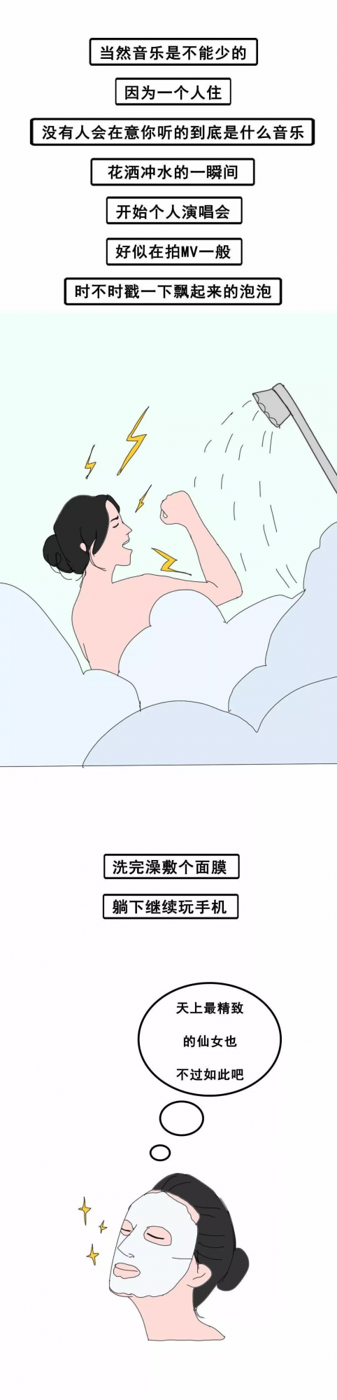 漫畫-一個人到底有多爽