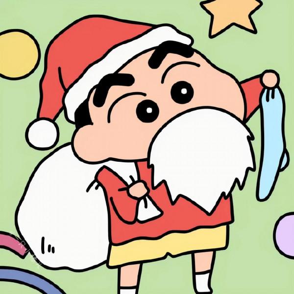 2021蠟筆小新聖誕主題頭像推薦