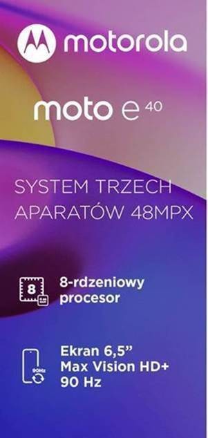 Moto E40細節洩露：6.5英寸720p顯示屏/三攝像頭/4800萬畫素主感測器
