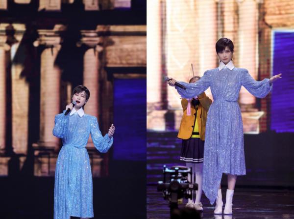 李宇春總算把自己往女人打扮了,短髮配上淺藍紗裙,美得不像話 李宇春總算把自己往女人打扮了,短髮配上淺藍紗裙,美得不像話