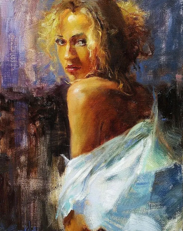7歲開始學畫，他的女性肖像畫太絕了
