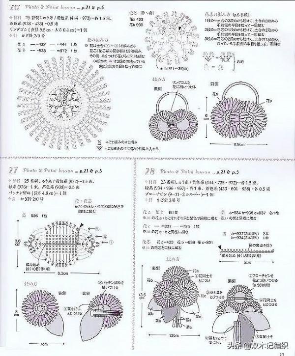 把這些鉤出的花花世界戴在身上，想想都讓人覺得心情好