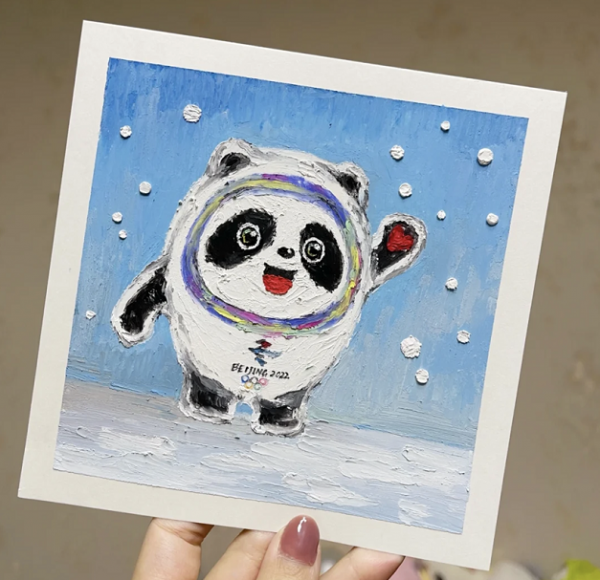 美術生啃出&OpenCurlyDoubleQuote;冰墩墩&rdquo;走紅，評論區笑不活了，這才是美術生思維