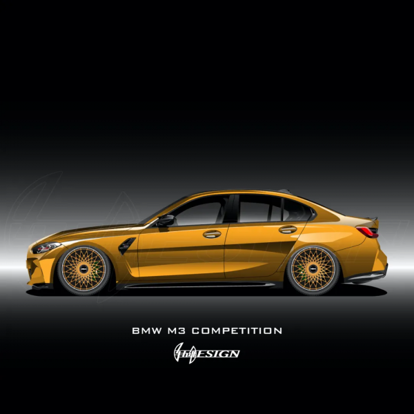 “耗”色之徒，高精度刻畫的全新寶馬M3改裝塗裝設計