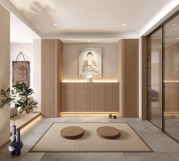 極有藝術範兒的古琴老師的禪意之家——侘寂風裝飾設計 極有藝術範兒的古琴老師的禪意之家——侘寂風裝飾設計