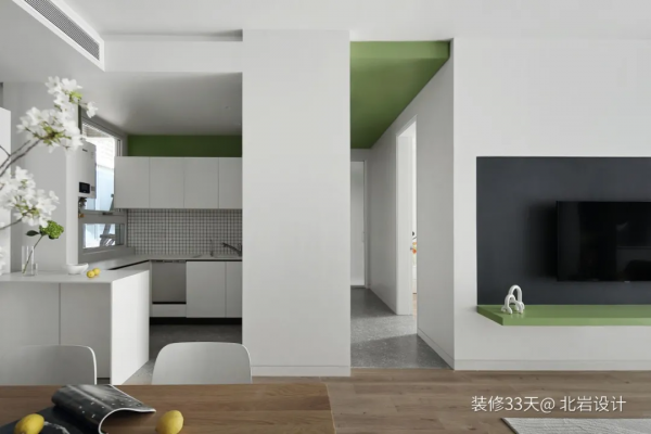 80平現代簡約清新剛需兩居