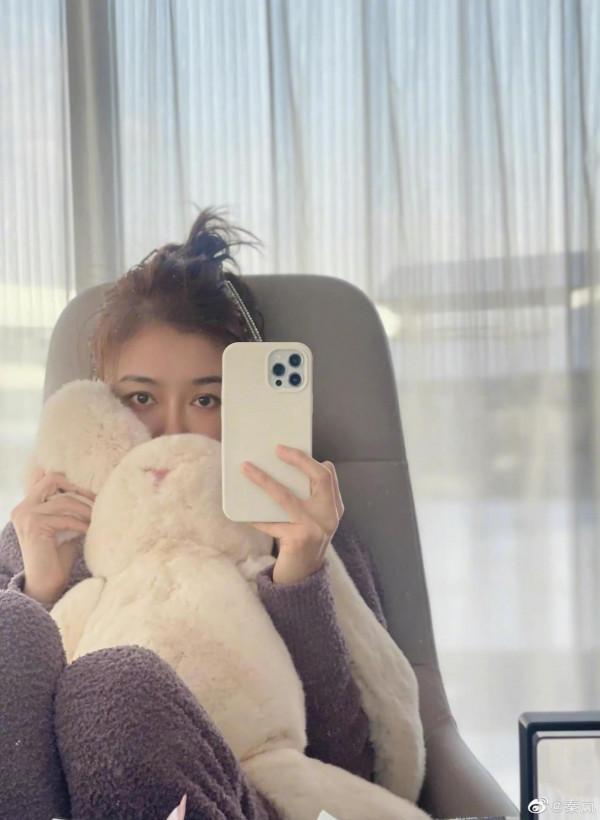 秦嵐，這顏值和體重，沒法比呀