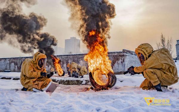 高畫質大圖！帶你走近武警防化兵應急演練現場
