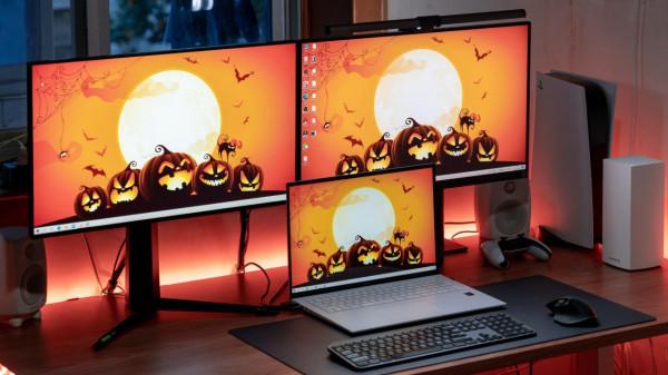 PS5 雙屏桌面搭建指南：LG 27GP950 + LG 27UN880