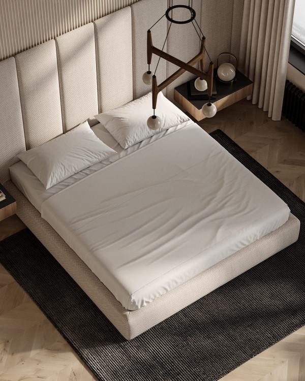 分享一套現代家居設計，奶油色的裝飾和舒適的燈光增添了時尚優雅