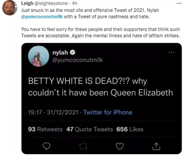 “為什麼死的不是英女王？”，美國女記者詛咒女王，被罵到退網