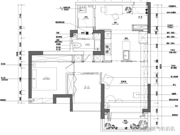 服！沒有沙發電視，60㎡住出120㎡的通透感