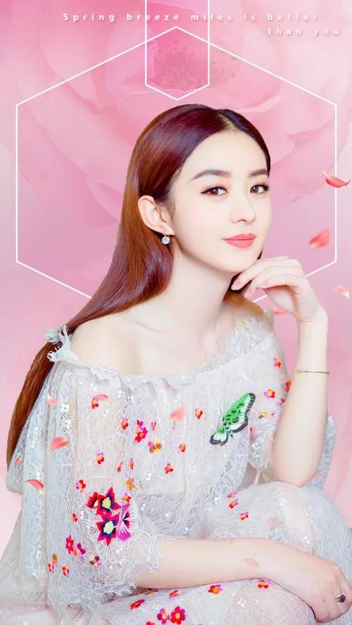 膚白貌美，清純可人的趙麗穎