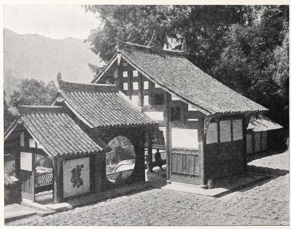 百年前的都江堰二王廟舊影 百年前的都江堰二王廟舊影