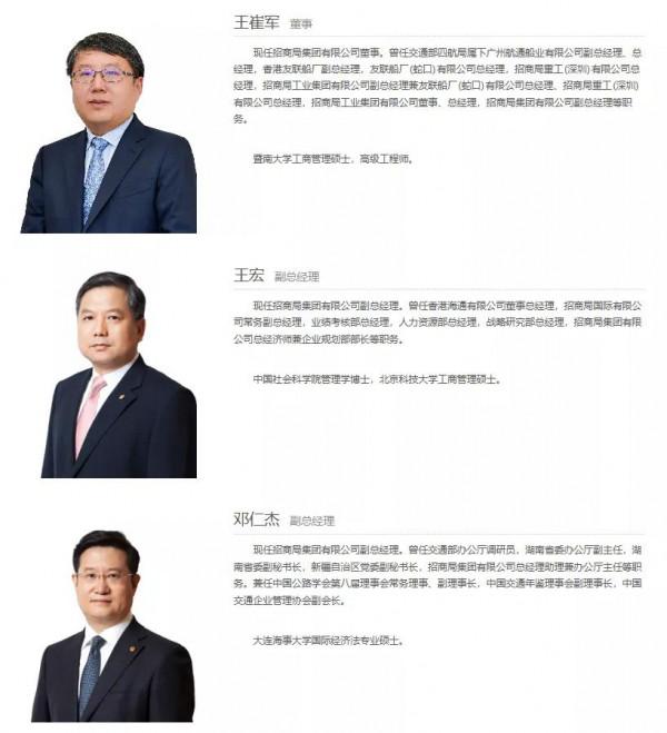招商局集團領導班子成員 招商局集團領導班子成員