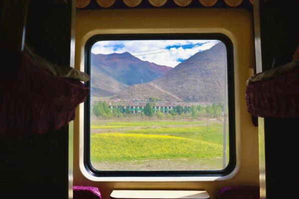 這趟開往拉薩的列車，票價不到300，一站一景美哭了