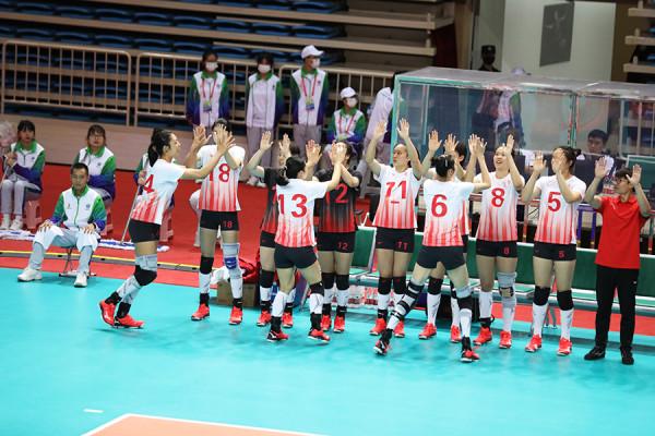 十四運會排球女子U19組比賽今晚落幕,江蘇隊奪冠 十四運會排球女子U19組比賽今晚落幕,江蘇隊奪冠