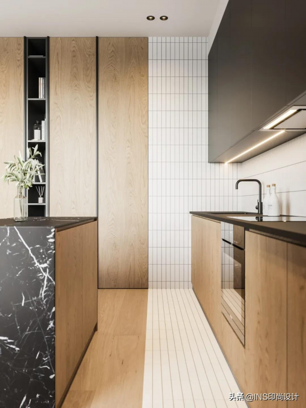 92㎡ 一室一廳，木飾面這樣用才高階