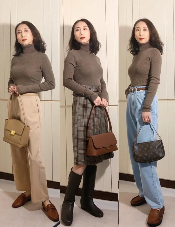 這位50歲的媽媽也太會穿了,一件衣服多種搭配,這3種穿法好驚豔 這位50歲的媽媽也太會穿了,一件衣服多種搭配,這3種穿法好驚豔