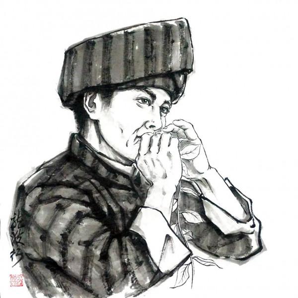 業餘畫家龍波行、作品精湛很正點