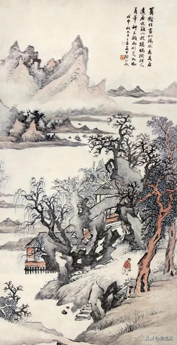 三十幅名家山水中堂，太養眼了