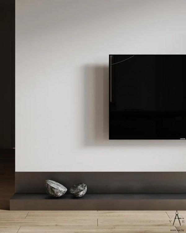 灰白色+原木，不失氣質的靜雅