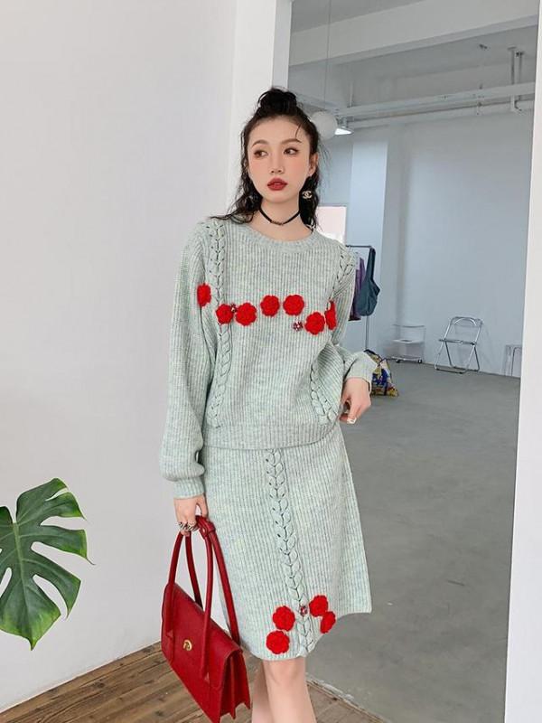 2021年冬季爆款針織套裝來了，姐妹們快來康康