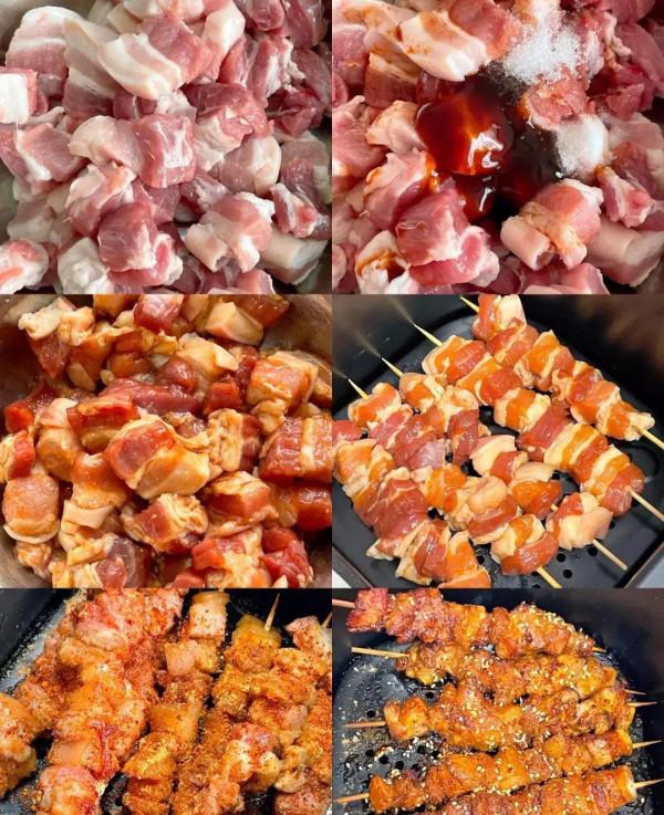 第一次用空氣炸鍋做燒烤沒想到這麼好吃