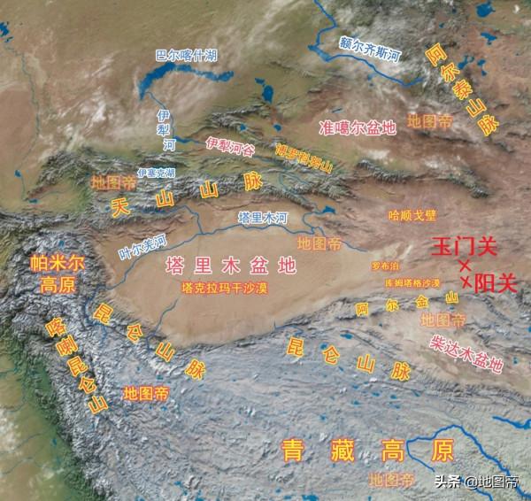 為什麼春風不度玉門關？看地圖一目瞭然