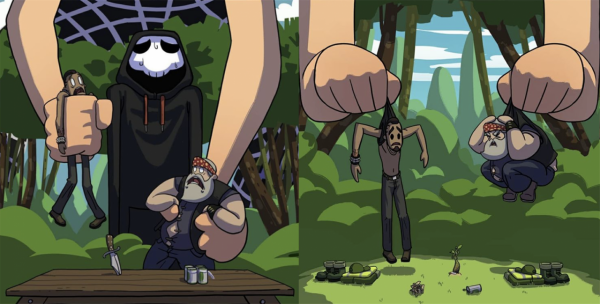 大鬍子凡人亂丟垃圾被神明教訓，還沒等哈迪斯出手，冥後倒先怒了