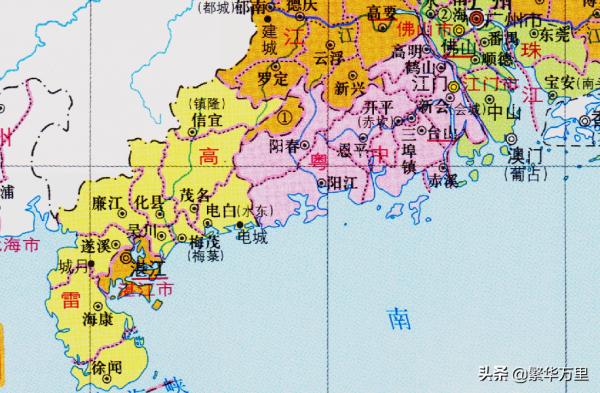 廣東省的區劃調整，21個地級市之一，湛江市為何有9個區縣？