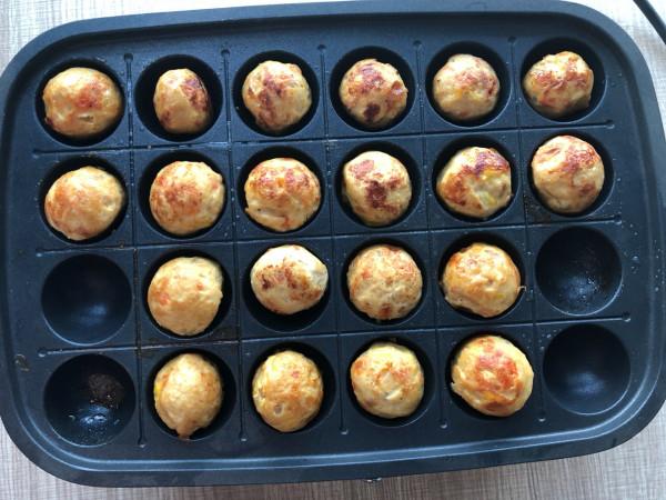 低脂美味的雞肉丸，加入時蔬煎一煎，一口一個好吃到停不下來