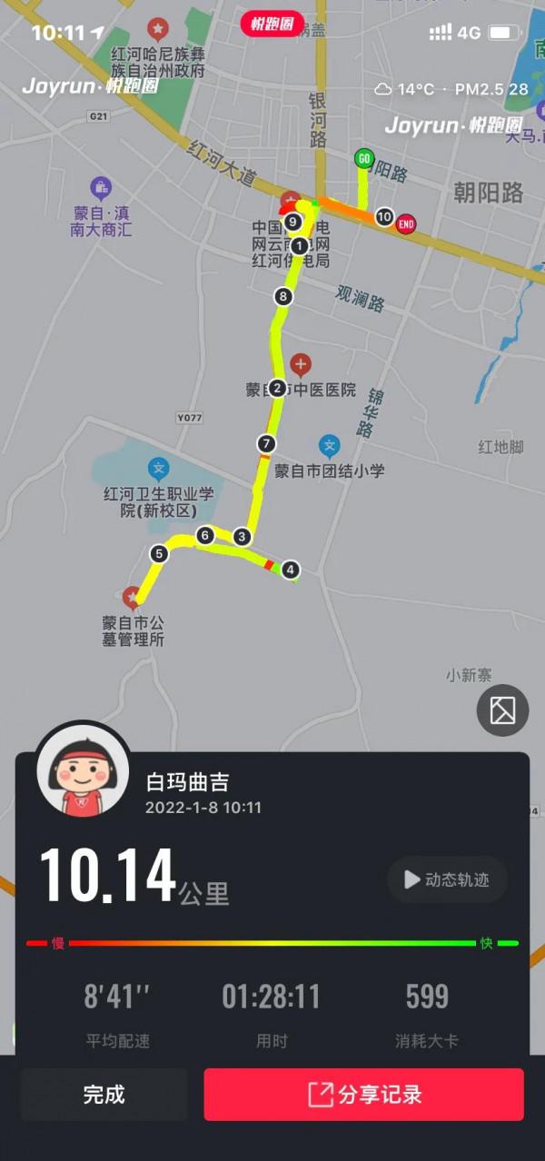 我的第一次～十公里慢跑小記