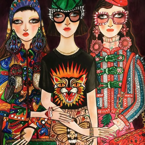 55歲大媽剛戒毒又患癌，第一次拿起畫筆便完美蛻變Gucci金牌畫師