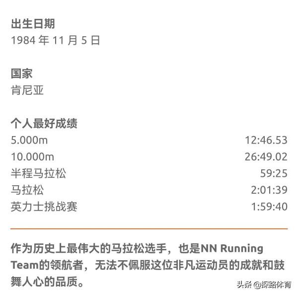 帶你認識世界上最偉大的馬拉松運動員，肯亞“基譜喬格”